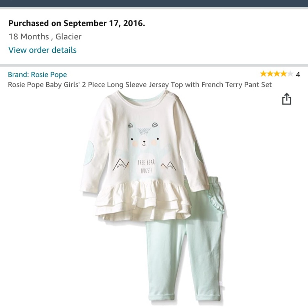 Rosie Pope girls outfit